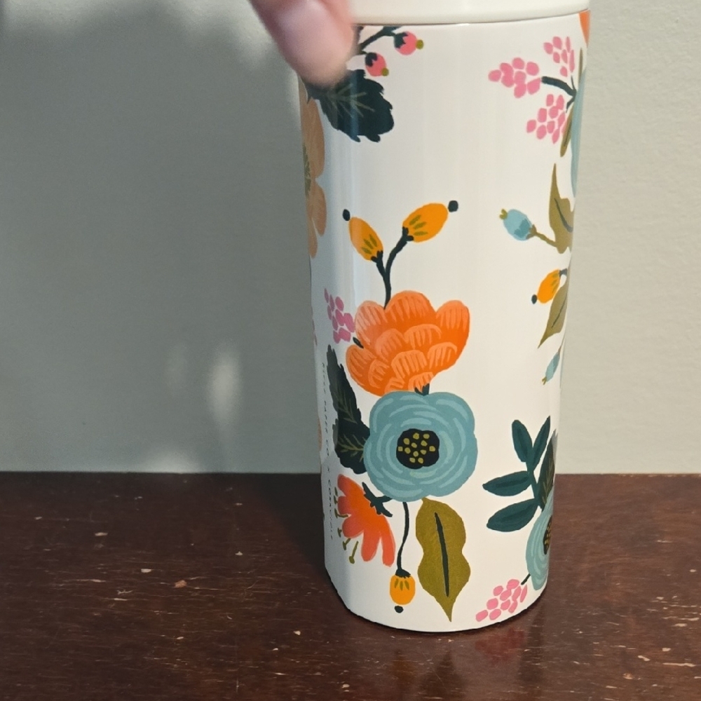 Rifle Paper Co. x Corkcicle Floral Tumbler - Picture 3 of 7
